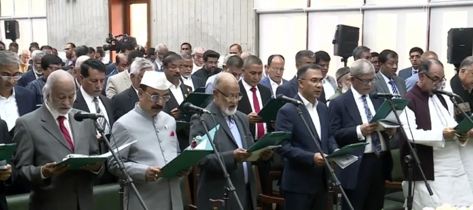 শপথ নিলেন তারেক রহমানসহ বিএনপির এমপিরা