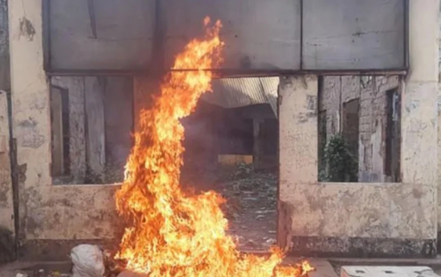 হবিগঞ্জে আ.লীগ কার্যালয়ে অগ্নিসংযোগের ঘটনা