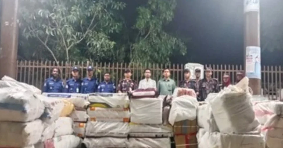 কুমিল্লায় বিজিবি’র অভিযানে আড়াই কোটি টাকার ভারতীয় মালামাল জব্দ