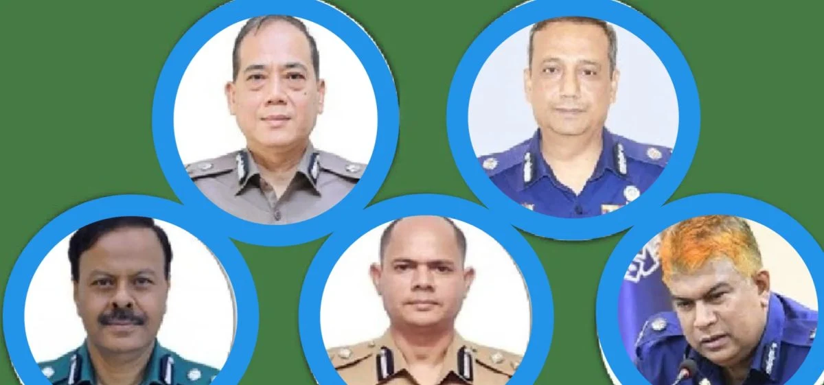 নৌ-পুলিশের প্রধানসহ ৫ অতিরিক্ত আইজিপি বাধ্যতামূলক অবসরে