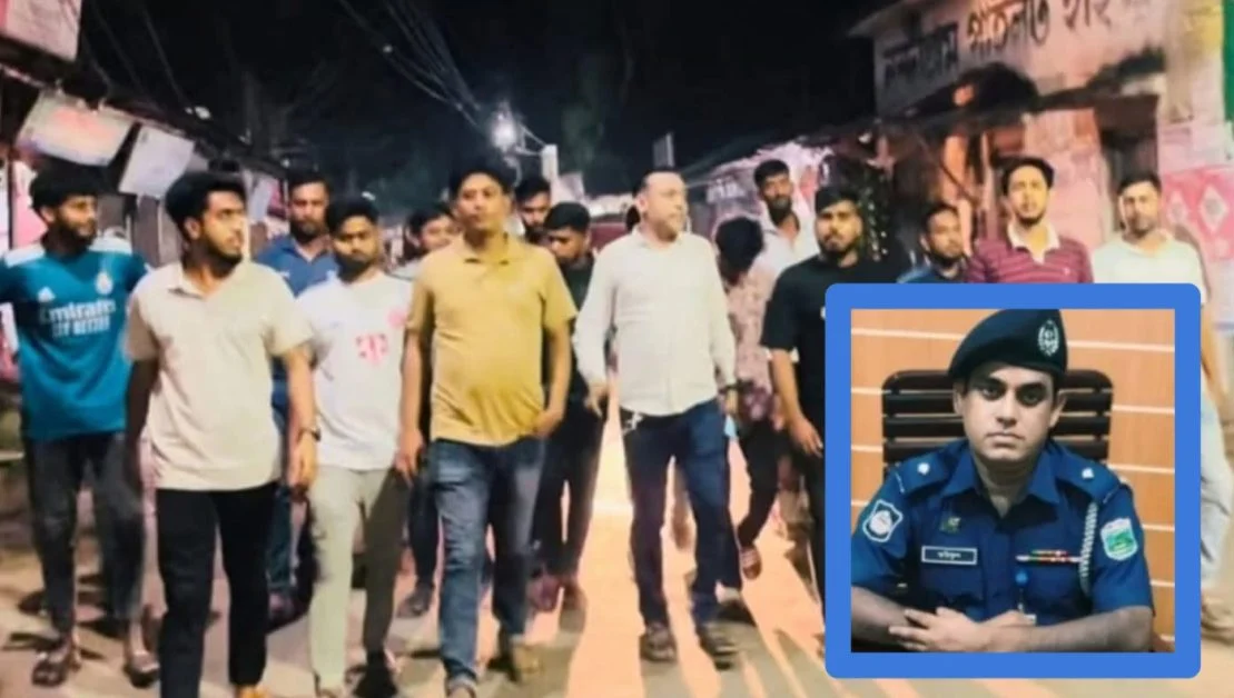 নন্দীগ্রামে মাদকবিরোধী কর্মসূচি ঘিরে উত্তেজনা, থানার ওসির বিরুদ্ধে বিক্ষোভ