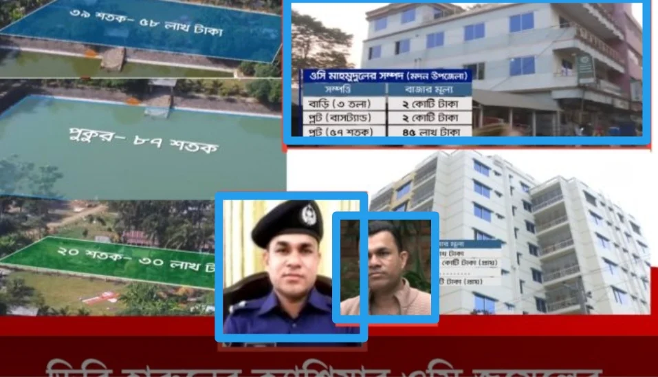 ডিবি হারুনের ‘ক্যাশিয়ার’খ্যাত ওসি জুয়েলের বিরুদ্ধে শত কোটি টাকার সম্পদের অভিযোগ