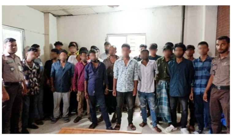 খিলক্ষেত পুলিশের সাঁড়াশি অভিযান: এক রাতেই জালে ২৯ অপরাধী