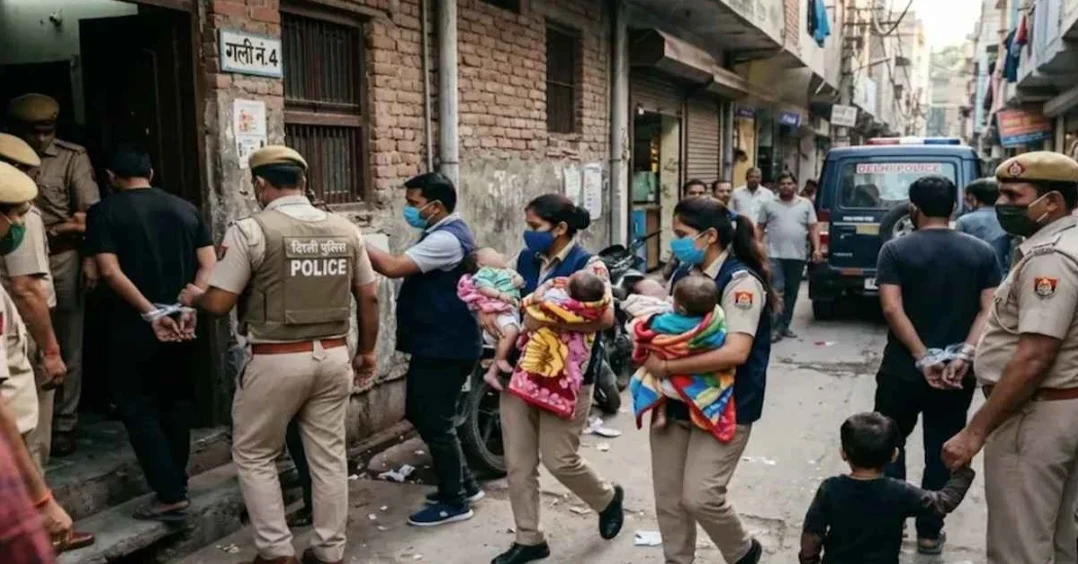 দিল্লিতে ভয়ংকর শিশু পা’চার চক্রের সন্ধান: ছেলে বিক্রি ৮ লাখে, মেয়ের দাম ৪ লাখ