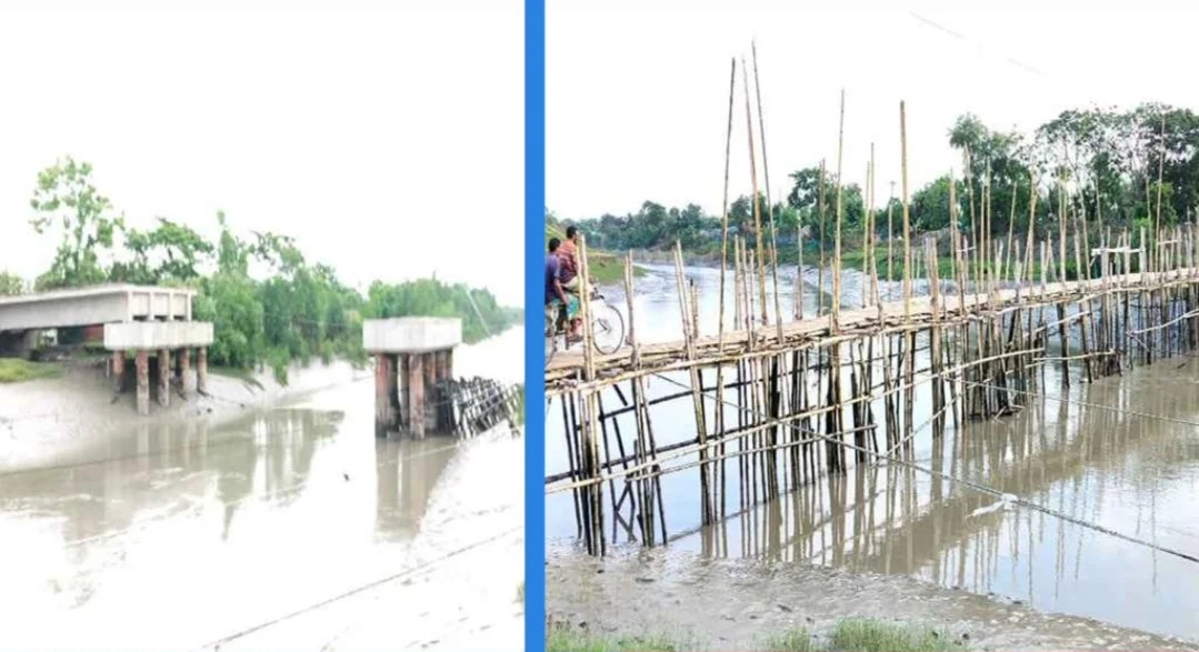 ৫ বছরেও শেষ হয়নি শালিখা সেতু, কাজ ফেলে উধাও ঠিকাদার
