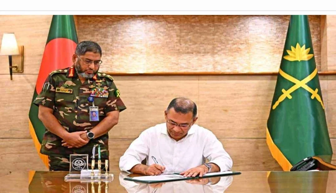 আধুনিক ও প্রযুক্তিনির্ভর সেনাবাহিনী গড়ে তুলতে সরকার বদ্ধপরিকর: প্রধানমন্ত্রী তারেক রহমান