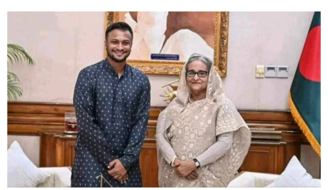 শেখ হাসিনার ভার্চুয়াল সংবাদ সম্মেলনের প্যানেলে থাকছেন সাকিব আল হাসান